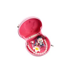 Bolsa Bandolera Hello Kitty Rosa Vestido Glitter