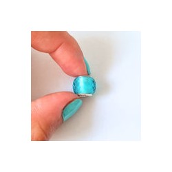 Charm Murano Azul Turquesa