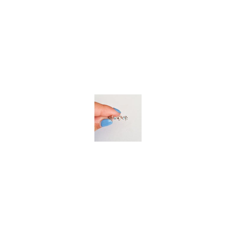 Anillo Círculos Azul Cielo y Estrellas