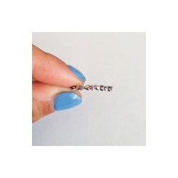 Anillo Cristales Rosas y Corazones