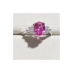 Anillo Cristal Magenta