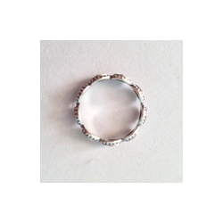 Anillo Ojos Turcos Cristales Azules