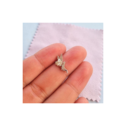 Aretes Hada Con Alas de Cristales