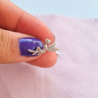 Aretes Hada Con Alas de Cristales