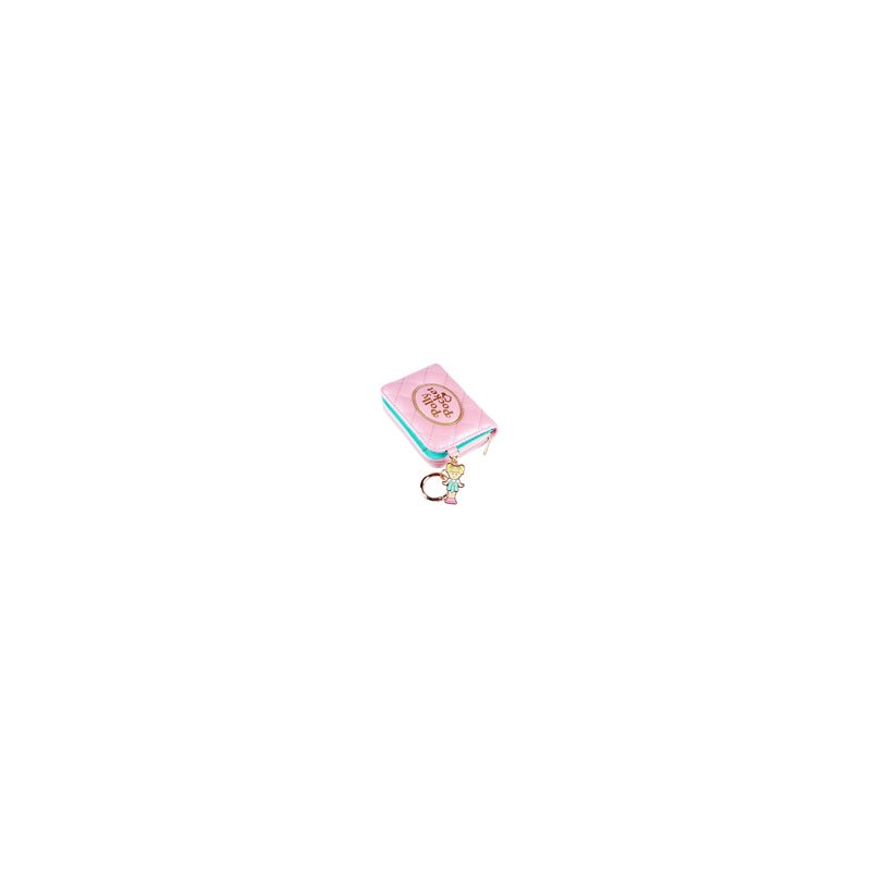 Cartera Monedero Polly Pocket Rosa/Azul y Dije