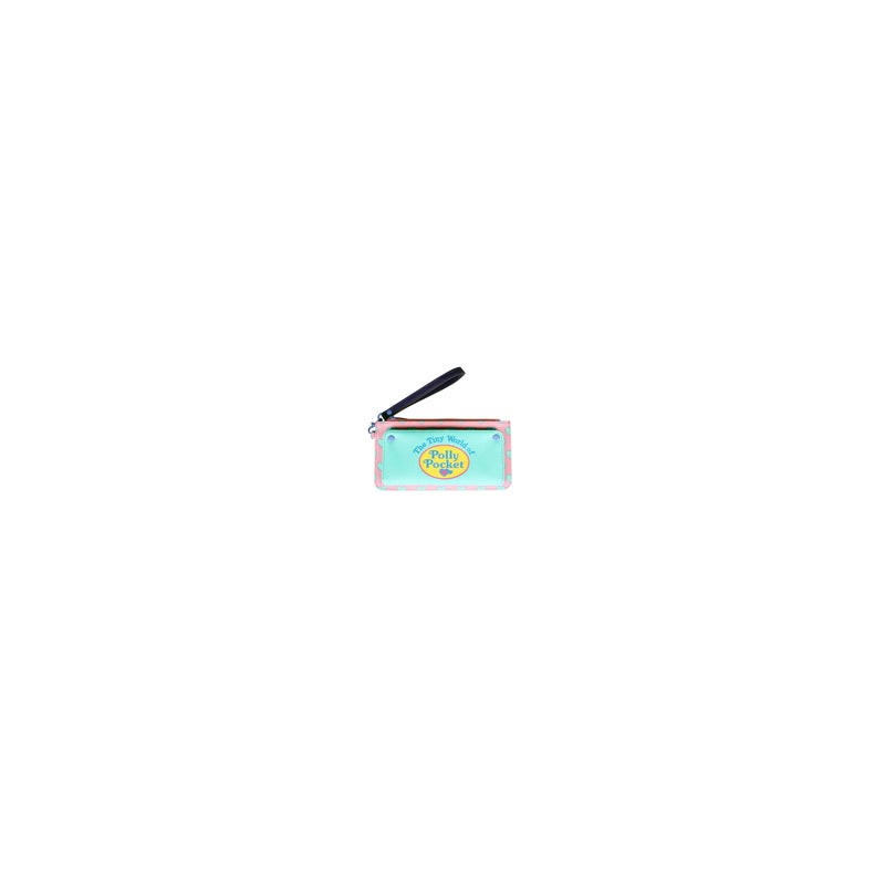 Cartera Monedero Polly Pocket Rosa y Corazones Azul Pastel