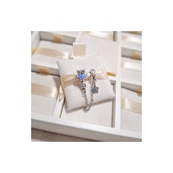 Charm Cadena De Seguridad Búho Y Estrella