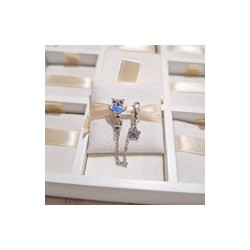 Charm Cadena De Seguridad Búho Y Estrella