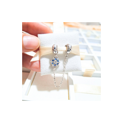 Charm Cadena De Seguridad Copos De Nieve