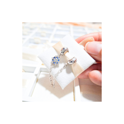 Charm Cadena De Seguridad Copos De Nieve