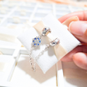 Charm Cadena De Seguridad Copos De Nieve