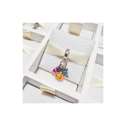 Charm Calabaza De Halloween Con Dulces