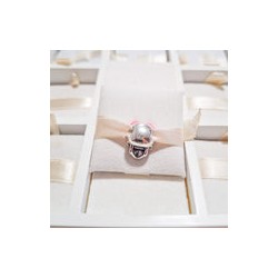 Charm Calavera de Azúcar Rosa