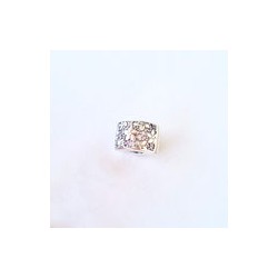 Charm Clip Flores Moradas