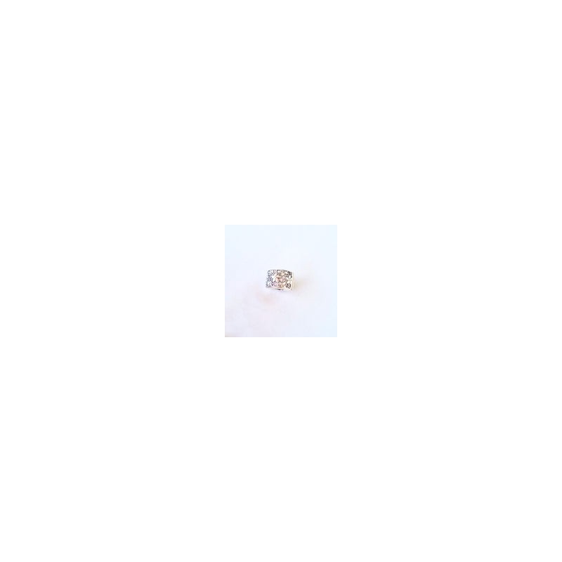 Charm Clip Flores Moradas
