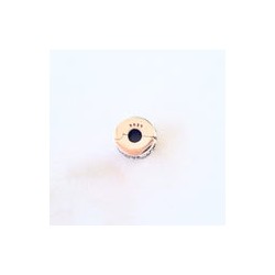 Charm Clip Flores Moradas