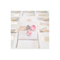 Charm Concha De Colores Con Perla