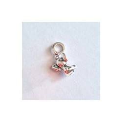 Charm Elefante Con Corazón Azul