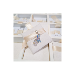 Charm Libélula Con Cristal Colgante