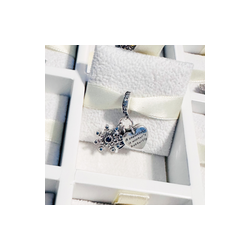 Charm Mariposa, Copo De Nieve Y Corazon Invernal