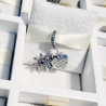 Charm Mariposa, Copo De Nieve Y Corazon Invernal