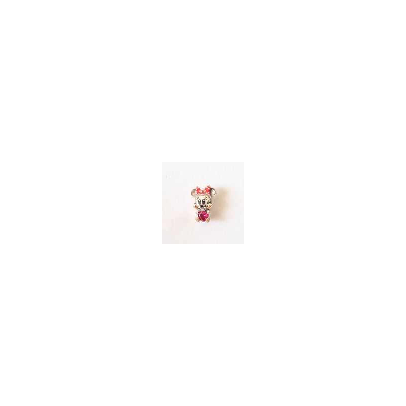 Charm Minnie Mouse Corazón Rojo