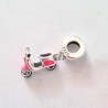 Charm Motoneta Rosa
