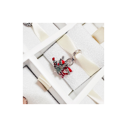 Charm Santa Claus, Reno Y Árbol De Navidad