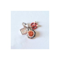 Charm Taza De Café, Pretzel y Libro