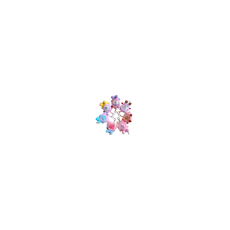 Llavero Peluche Tata BTS Flor